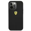 Ferrari FESSIHCP13LBK funda rígida de silicona para iPhone 13 Pro / 13, negra