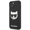 Karl Lagerfeld KLHCP13SCH3DBK funda rígida negra 3D Gummi Choupette para Apple iPhone 13 Mini 5,4