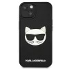Karl Lagerfeld KLHCP13SCH3DBK funda rígida negra 3D Gummi Choupette para Apple iPhone 13 Mini 5,4