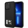 Karl Lagerfeld KLHCP13X3DKPK funda rígida Ikonik Patch para iPhone 13 Pro Max 6,7