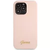 Guess funda rígida de silicona Script Gold Logo para Apple iPhone 13 Pro Max 6,7 inch - rosa claro