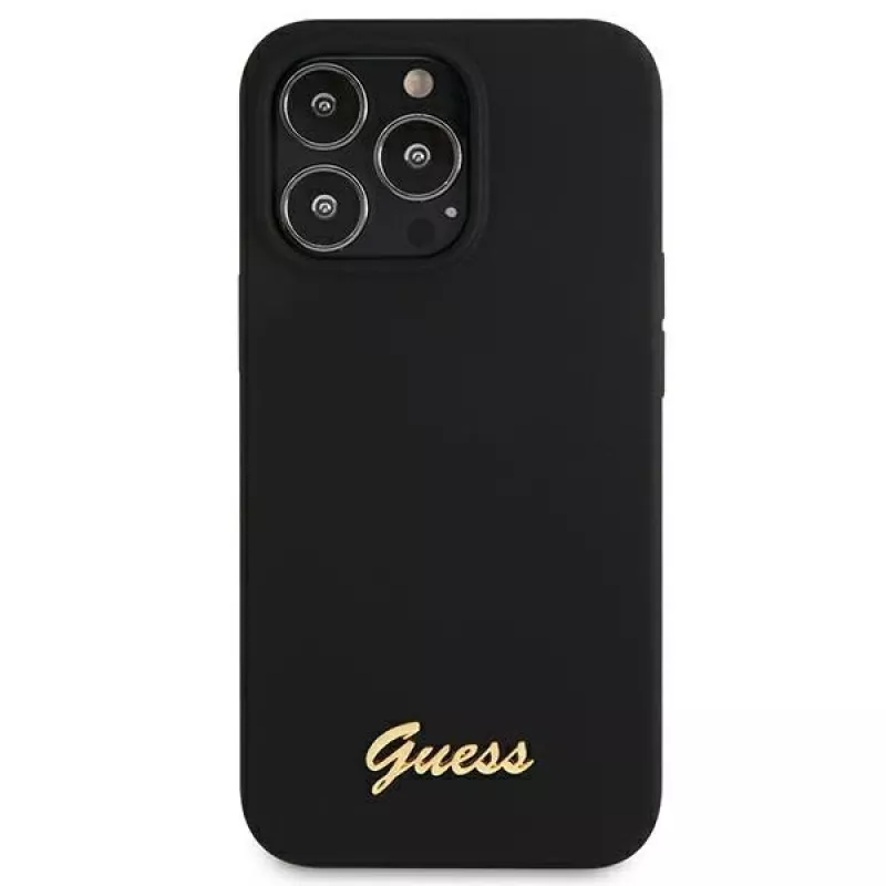 Guess GUHMP13XLSLMGBK funda rígida de silicona para Apple iPhone 13 Pro Max 6,7