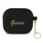 Guess GUA3LSCHSK AirPods 3 funda de silicona negra Charm Heart Collection