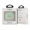 Guess GUA3LSCHSN funda para AirPods 3 verde de silicona Charm Heart Collection