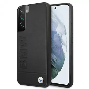 BMW funda rígida para Samsung Galaxy S22+ negra Signature Logo Imprint