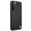BMW funda rígida para Samsung Galaxy S22+ negra Signature Logo Imprint