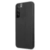 AMG AMHCS22MBLSCA funda rígida para Samsung Galaxy S22+ Carbon Stripe & Embossed negra