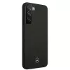 Mercedes-Benz MEHCS22MSILBK funda rígida de silicona para Samsung Galaxy S22+ (SM-S906) - negra
