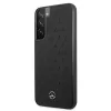 Mercedes-Benz MEHCS22MPSQBK funda rígida de piel Stars Pattern para S22+ negra