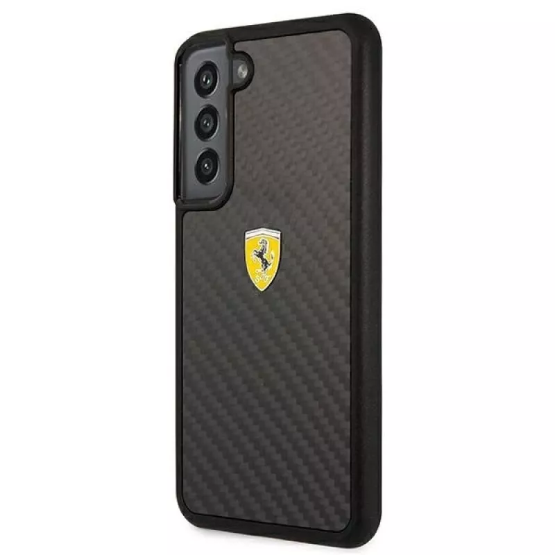Ferrari FEHCS22SFCAK funda rígida On Track Real Carbon negra para S22 S901