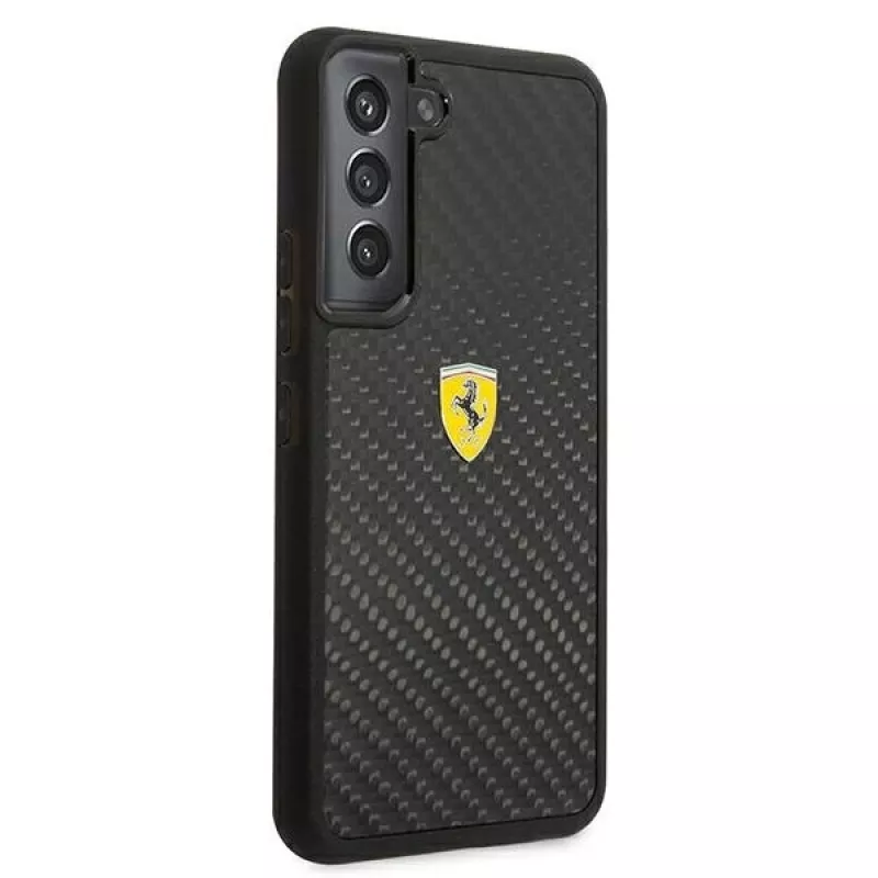 Ferrari FEHCS22SFCAK funda rígida On Track Real Carbon negra para S22 S901