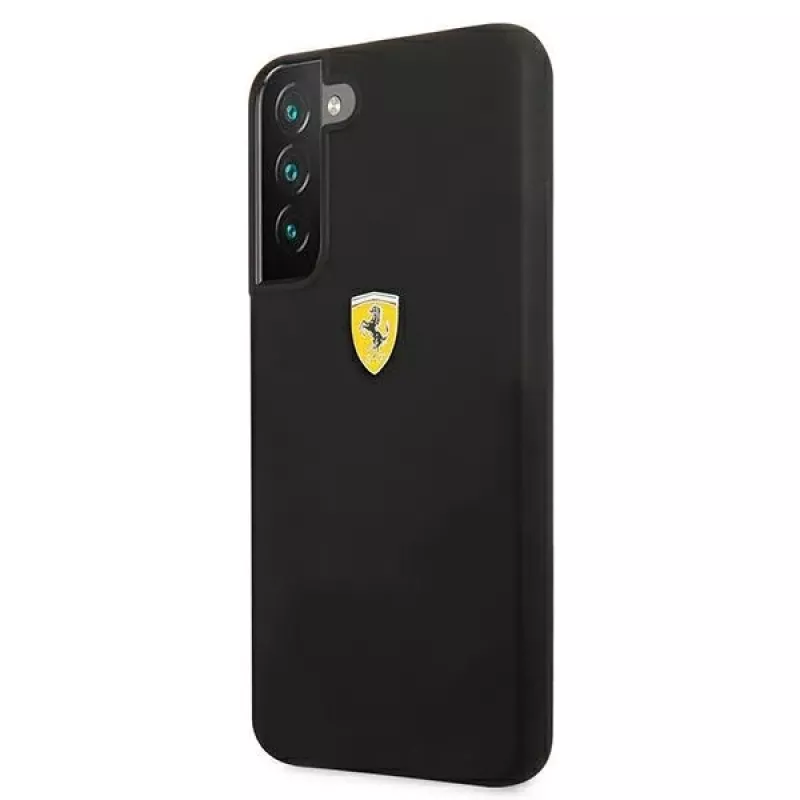 Ferrari FESSIHCS22SBK funda rígida On Track de silicona negra para S22 S901