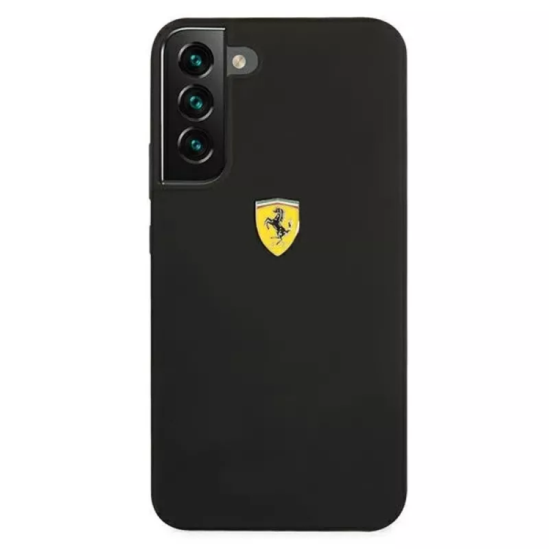 Ferrari FESSIHCS22SBK funda rígida On Track de silicona negra para S22 S901