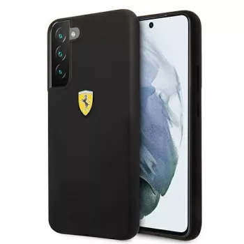 Ferrari FESSIHCS22MBK funda rígida On Track de silicona negra para S22+ S906