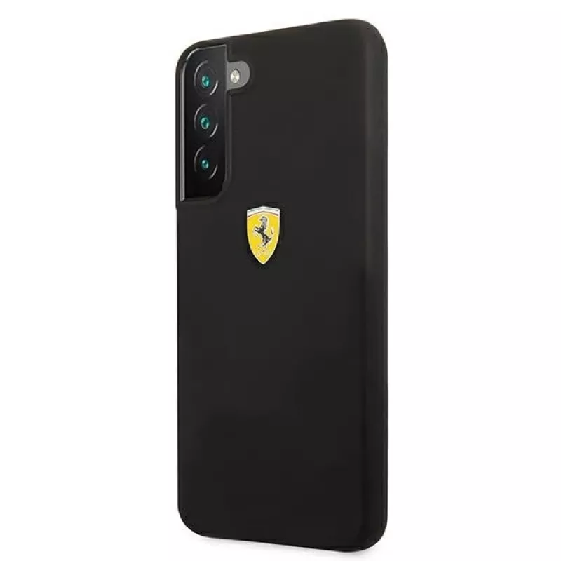 Ferrari FESSIHCS22MBK funda rígida On Track de silicona negra para S22+ S906