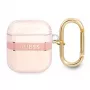 Guess GUA2HHTSP Strap Collection funda protectora para Apple AirPods 1/2 - rosa