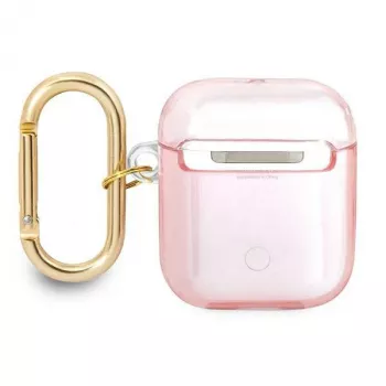 Guess GUA2HHTSP Strap Collection funda protectora para Apple AirPods 1/2 - rosa