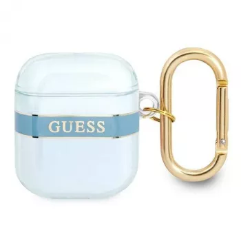 Guess GUA2HHTSB AirPods 1/2 funda azul Strap Collection