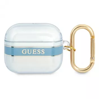 Guess GUA3HHTSB funda protectora Strap Collection para Apple AirPods 3.ª generación - azul