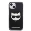 Karl Lagerfeld KLHCP13STPECK funda rígida negra Choupette Head para iPhone 13 mini 5,4 inch