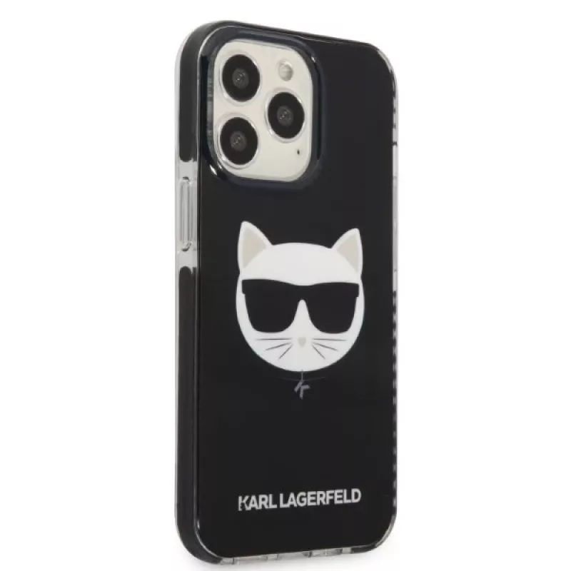 Karl Lagerfeld KLHCP13XTPECK funda rígida para iPhone 13 Pro Max 6,7