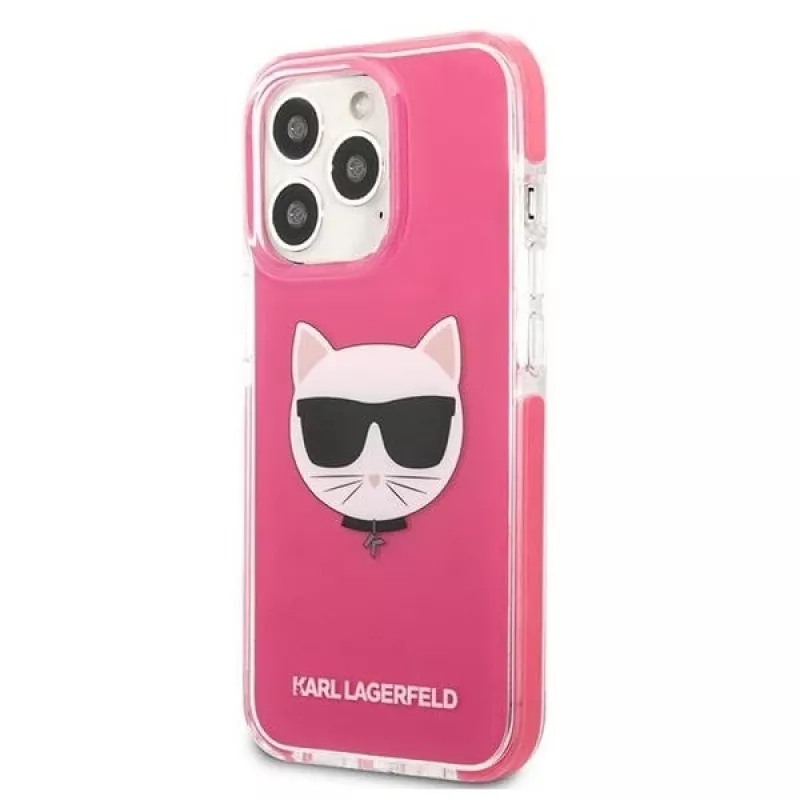 Karl Lagerfeld KLHCP13LTPECPI funda rígida para iPhone 13 Pro / 13 6,1