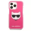 Karl Lagerfeld KLHCP13LTPECPI funda rígida para iPhone 13 Pro / 13 6,1