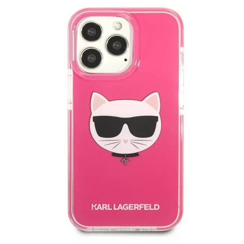 Karl Lagerfeld KLHCP13LTPECPI funda rígida para iPhone 13 Pro / 13 6,1