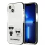 KARL LAGERFELD funda rígida blanca Karl & Choupette para iPhone 13 mini