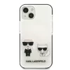 KARL LAGERFELD funda rígida blanca Karl & Choupette para iPhone 13 mini