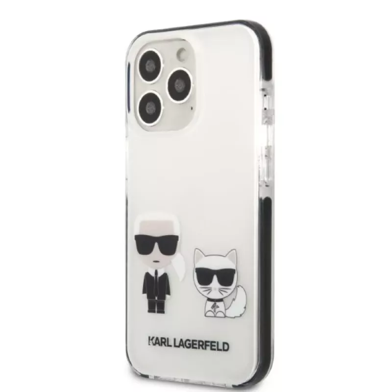 Karl Lagerfeld KLHCP13XTPEKCW funda rígida para iPhone 13 Pro Max 6,7