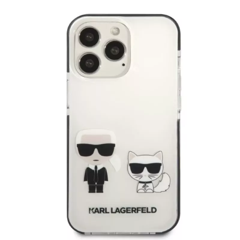 Karl Lagerfeld KLHCP13XTPEKCW funda rígida para iPhone 13 Pro Max 6,7