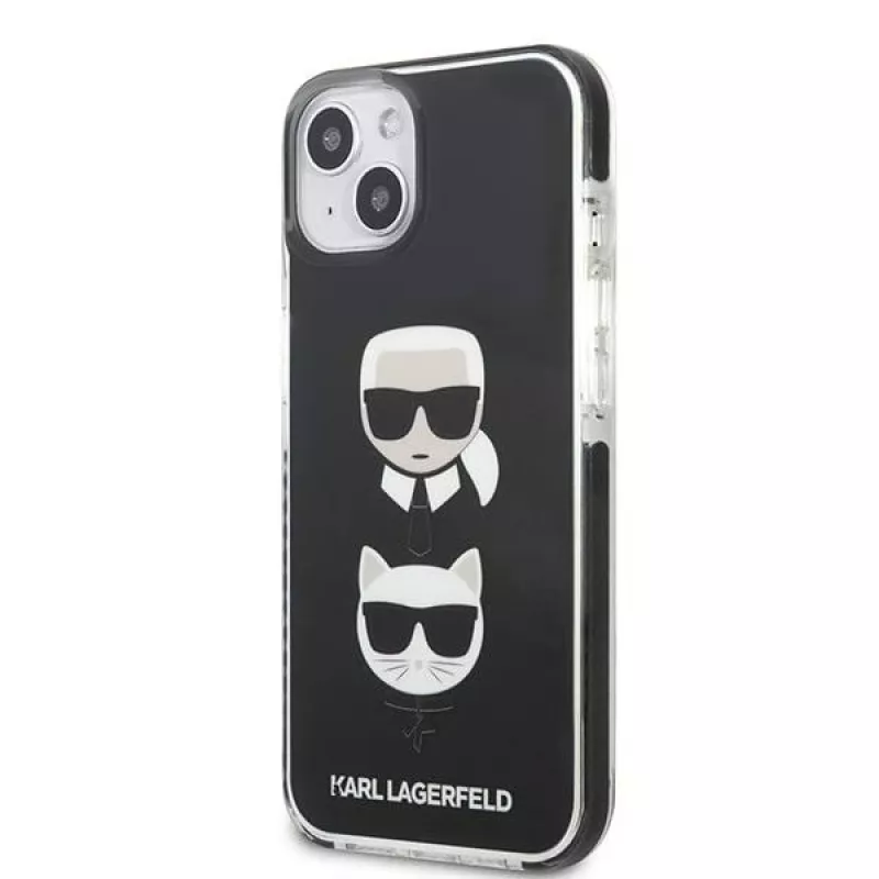 Karl Lagerfeld KLHCP13STPE2TK funda rígida para iPhone 13 mini, 5,4