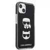 Karl Lagerfeld KLHCP13STPE2TK funda rígida para iPhone 13 mini, 5,4