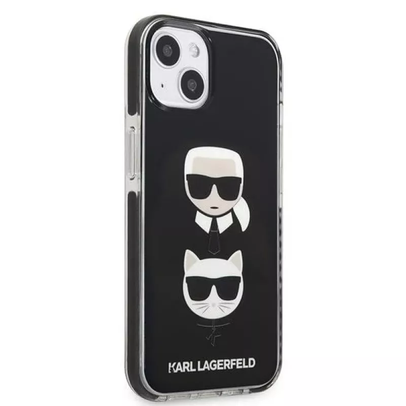 Karl Lagerfeld KLHCP13STPE2TK funda rígida para iPhone 13 mini, 5,4