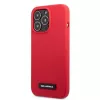 Karl Lagerfeld KLHCP13LSLMP1R funda rígida de silicona con placa para iPhone 13 Pro / 13 6,1