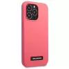Karl Lagerfeld funda rígida fucsia de silicona con placa para iPhone 13 Pro Max 6,7