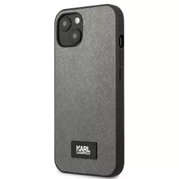Karl Lagerfeld funda rígida Saffiano con placa para Apple iPhone 13 mini 5,4
