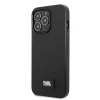 Karl Lagerfeld KLHCP13LSFMP2K iPhone 13 Pro / 13 6.1 carcasa rígida Black Saffiano Plaque