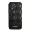 Karl Lagerfeld KLHCP13XMNMP1K iPhone 13 Pro Max 6.7 carcasa rígida Black Monogram Plaque