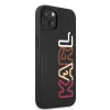 Karl Lagerfeld KLHCP13SPCOBK Funda rígida Ikonik Saffiano Multipink para Apple iPhone 13 Mini 5,4