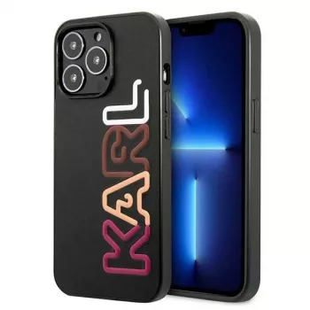 Karl Lagerfeld KLHCP13LPCOBK Funda rígida para iPhone 13 Pro / iPhone 13 6,1