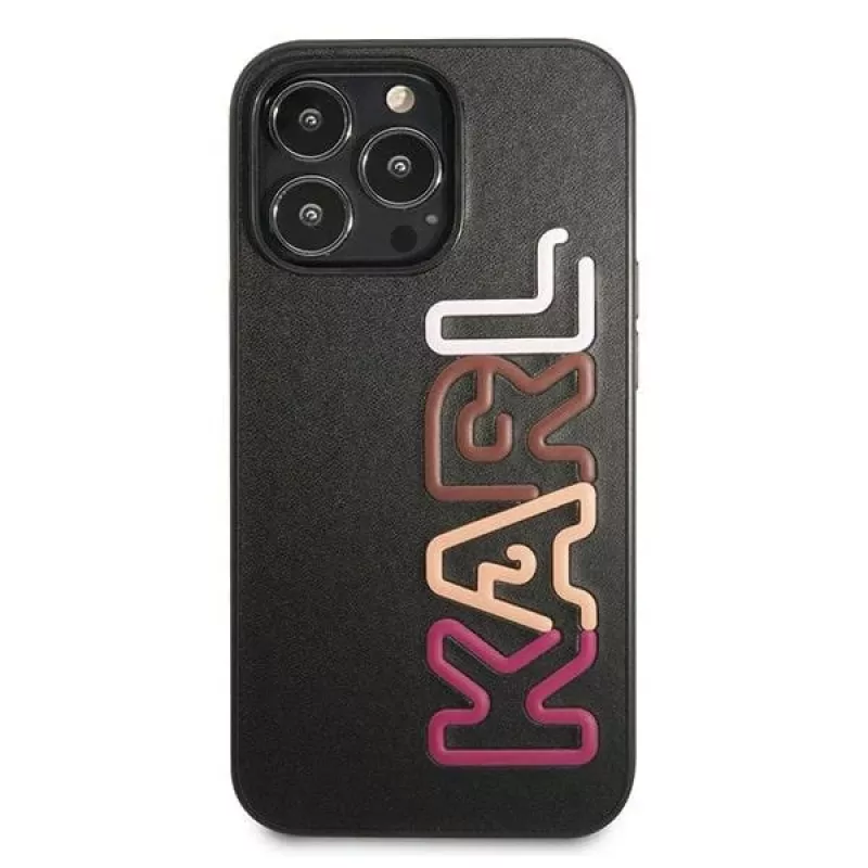 Karl Lagerfeld KLHCP13LPCOBK Funda rígida para iPhone 13 Pro / iPhone 13 6,1