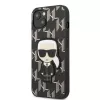 Karl Lagerfeld KLHCP13SPMNIKBK iPhone 13 mini 5.4 carcasa rígida Black Monogram Ikonik Patch