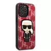 Karl Lagerfeld Funda rígida Ikonik Patch para iPhone 13 Pro Max 6,7 inch roja