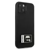 Karl Lagerfeld KLHCP13S3DKPK Funda rígida Ikonik Patch para iPhone 13 mini, negra