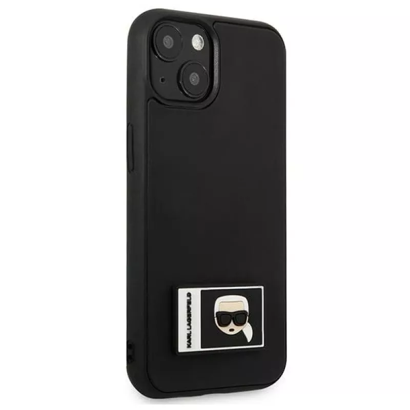 Karl Lagerfeld KLHCP13M3DKPK Funda rígida Ikonik Patch para iPhone 13/14/15 6,1