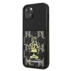 Karl Lagerfeld KF001284 Funda rígida con tarjetero Karlimals para iPhone 13/14/15 6,1