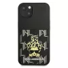 Karl Lagerfeld KF001284 Funda rígida con tarjetero Karlimals para iPhone 13/14/15 6,1
