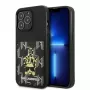 Karl Lagerfeld KLHCP13LCANCNK iPhone 13 Pro / 13 6.1 carcasa rígida Black Karlimals Cardslot